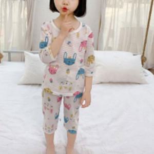 남아 여아 아동 동물 자동차 7부 실내복 잠옷 홈웨어