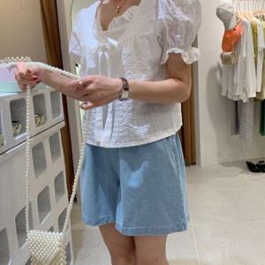 여성면바지 데일리팬츠 여름 데일리 면반바지 여성여름바지 밴딩 베이직 여성 5컬러 숏팬츠 여자바지
