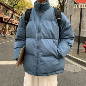 남자 점퍼 집업 아우터 패딩 겨울 하이넥 베이직 교복