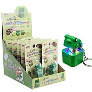 플유 개굴 소리나는 딸깍이 키링 1박스 12개입 개구리 LED 딸각이키링 또각이 키보드 키캡 피젯토이