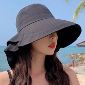 여성용 자외선차단 페도라 버킷햇 등산 여행 바캉스 챙모자