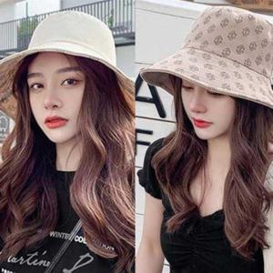 여름 중년 여성 양면 챙모자 자외선차단 벙거지 해수욕 패션모자