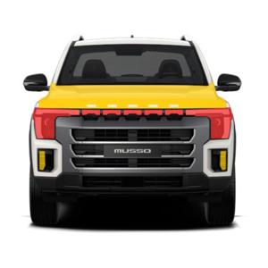 무쏘 Q300 PPF필름 헤드라이트 DRL 데이라이트 보호