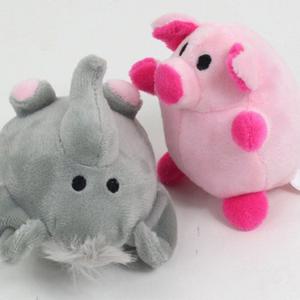 반려견 삑삑이 봉제 인형 코끼리 돼지 묶음구성 1P 장난감