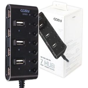 USB확장 블랙 COSY PC 허브 포트확장