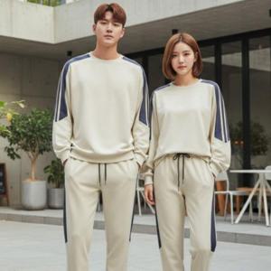 남녀공용 아노락 맨투맨 러닝 조거 팬츠 트레이닝 셋업