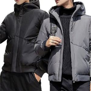 남성 덕다운 숏 패딩 오리털 패딩 점퍼 경량 오버핏 데일리 겨울 아우터 보온