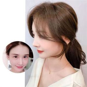 여성 앞머리 가발 여성 옆머리 가발 볼륨 피스 증모 탈모 헤어 커버 헤어라인 똑딱