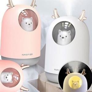 애완 동물 탁상 가습기 usb 가습기 귀여운 휴대용 사무실 침실용 겨울철 저소음