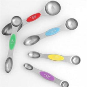 양념 계량 스푼 베이킹 계량 스푼 다용도 분유 스테인리스 주방용 5종 가루 액체 요리