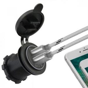 차량용 usb 충전기 캠핑카 usb 포트 방수형 매립형 핸드폰 자동차 고속 오토바이 태블릿 카라반 배터리
