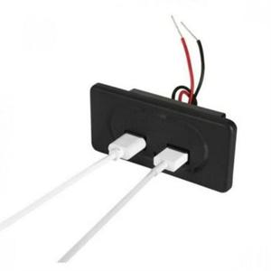 차량용 usb 충전기 차량용 usb 포트 매립형 듀얼 캠핑카 자동차 카라반 전원 소켓