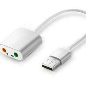 usb 오디오 어댑터 이어폰 변환 젠더 음향 헤드셋 컴퓨터 스피커 마이크 노트북 데스크탑 헤드폰 외장형