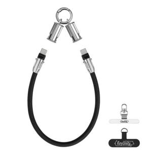 키유니티 KH02 USB-C형 충전겸용 핸드폰 손목 스트랩 블랙