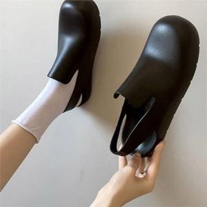 여성 슬링백 샌들 여성 플랫 샌들 편안한 데일리 캐주얼 여름 아쿠아 키높이 둥근코 단화 슈즈 웨지