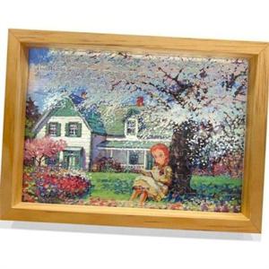 크리스탈 퍼즐 액자 유화 그림 퍼즐 인테리어 명화 벽걸이 성인용 소형 작품 미니어처 사이즈 소장용