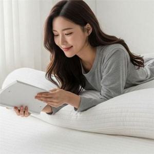 순면 바디 필로우 순면 롱 쿠션 피그먼트 누빔 숙면 사계절 베개 커버