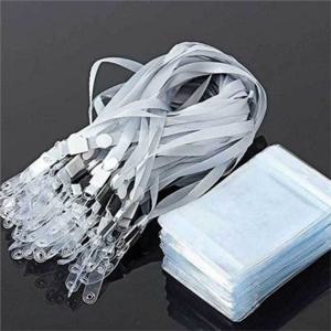 pvc 명찰 케이스 pvc 목걸이 명찰 투명 지퍼 이름표 단체