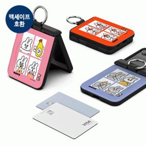 버니콘비니 포토컷 오토 힌지 마그네틱 카드 도어 범퍼 케이스 갤럭시Z플립8(F776) 플립7(F766)