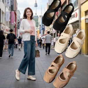 HL] 단화 밴딩 메쉬 남성구두 남자신발 여성단화