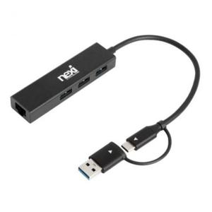 USB 3.0 PC용 멀티허브 RJ45 C타입 충전 3포트 랜선 노트북 무선 키보드 마우스
