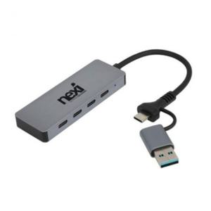 USB C타입 PC용 A타입 4포트 허브 무선 키보드 마우스 데스크탑 노트북 직장 가정 출장 휴대용 다양한