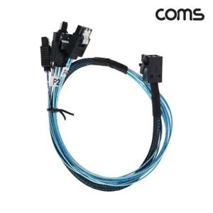 SAS to PC용 SATA 4분배 데이터 케이블 50cm SFF-8643 7핀 레이드카드 젠더