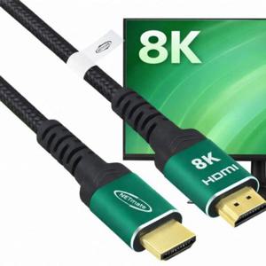 8K HDMI PC용 2.1 케이블 고해상도 10M HDR ALLM PC 데스크탑 듀얼 모니터 연결선 빔프로젝터 노트북
