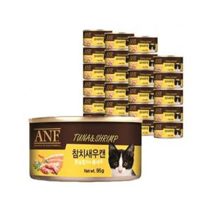 ANF 고양이 참치 새우 습식 통조림 95g 24개 간식