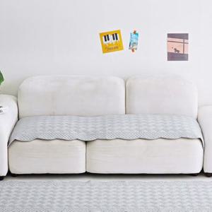 슈마켓 마로 렌징 모달 워싱 쇼파패드 4단 65x240cm 그레이