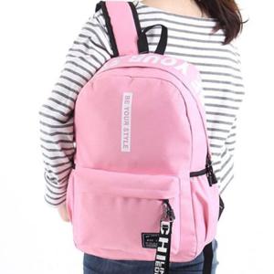 대학생백팩 데일리백 핑크 책 학생 여자백팩 백팩 남자백팩 대학생 트렌디