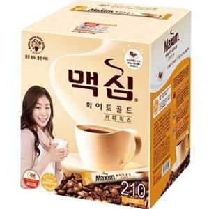 커피 믹스 210 개입 인스턴트 커피 믹스 부드러운 봉지 대용량 선물용 휴대용 탕비실 사무실 디저트 따뜻한