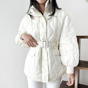 웰론 벌룬 벨트 패딩 점퍼 여성 롱패딩 여자 숏 겨울점퍼 JB-1005147