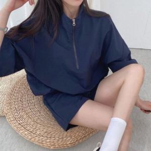 바스락 트레이닝복세트 오버핏 캐주얼 상하의세트