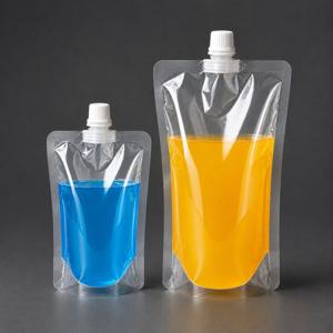 15파이 250ml 스파우트 캡 12X18cm 밑6cm 100매