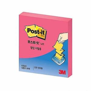 3M 포스트잇 슈퍼스티키팝업리필 KR330SSN(654) 딥핑크 76X76 90매 갑 (20개입) 작은메모지 스티커메모지
