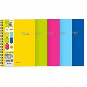 펜피아 5000 스프링 PP노트 중 25절 150X206mm 128매 박스 (20개입) 메모노트 문구노트 공부노트