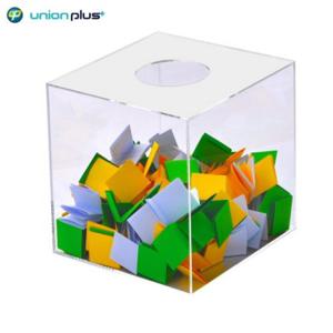 문서보관함 서류함 응모함 소형 아크릴 응모함 200x200x200mm BO003