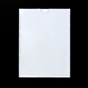 투명아크릴 벽부착 서류꽂이 A5 카드홀더 사무실 명찰케이스 10P 명함진열 매장