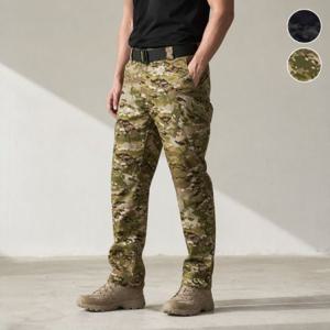 남성 남자 카키 카모 카고 빅사이즈 전술 밀리터리 사계절 면바지 등산 치노팬츠 작업복 슬랙스바지