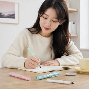반영구 필기구 깎지않는 만년필형 연필 내장 사무용