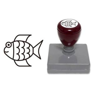 혜명생필품몰 (만들기대장 도장)물고기스탬프-3(5개묶음)(반품불가) DIY만들기 만들기재료 방과후미술 놀이