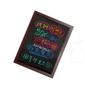 메뉴판 블랙보드 600x900 칠판 게시판 광고판 형광펜세트 메모