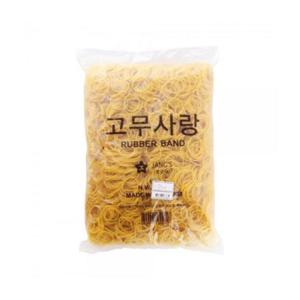 루미나D 고무줄 40 소 40mm 노랑 as0041 포장용 묶음정리