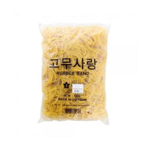 루미나D 고무줄 70 대 70mm 노랑 as0040 포장용 묶음정리