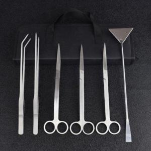 수조관 어항 수초 가위 집게 세트 6종 수조 정리 도구
