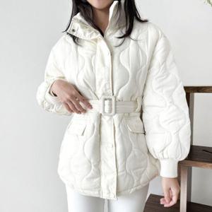 웰론 벌룬 벨트 패딩 점퍼 여성롱 여자 숏패딩 겨울