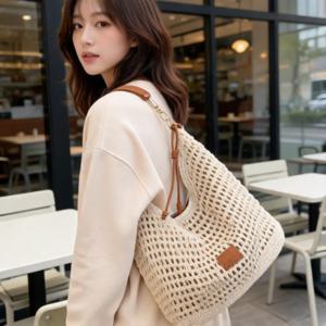 숄더백 네트백 가방 그물망 여름 여행 휴가 비치룩 데일리백