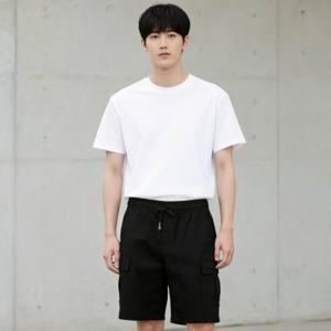 스판 밴딩 카고 반바지 슈퍼 스트레치 여름 남자 데일리 트레이닝 팬츠