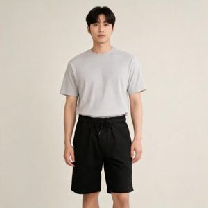 남자 스판 반바지 5부 밴딩 팬츠 여름 일상복 외출복 휴가룩 운동복